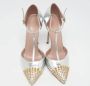 Gucci Vintage Pre-owned Leather sandals Gray Dames - Thumbnail 3