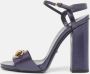 Gucci Vintage Pre-owned Leather sandals Gray Dames - Thumbnail 2