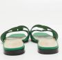 Gucci Vintage Pre-owned Leather sandals Green Dames - Thumbnail 5