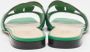 Gucci Vintage Pre-owned Leather sandals Green Dames - Thumbnail 5