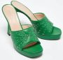 Gucci Vintage Pre-owned Leather sandals Green Dames - Thumbnail 3