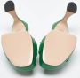 Gucci Vintage Pre-owned Leather sandals Green Dames - Thumbnail 5