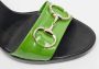 Gucci Vintage Pre-owned Leather sandals Green Dames - Thumbnail 7