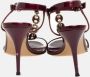 Gucci Vintage Pre-owned Leather sandals Red Dames - Thumbnail 5
