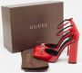 Gucci Vintage Pre-owned Leather sandals Red Dames - Thumbnail 9