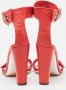 Gucci Vintage Pre-owned Leather sandals Red Dames - Thumbnail 5