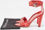 Gucci Vintage Pre-owned Leather sandals Red Dames - Thumbnail 9