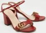 Gucci Vintage Pre-owned Leather sandals Red Dames - Thumbnail 4