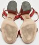 Gucci Vintage Pre-owned Leather sandals Red Dames - Thumbnail 6
