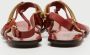 Gucci Vintage Pre-owned Leather sandals Red Dames - Thumbnail 5