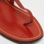 Gucci Vintage Pre-owned Leather sandals Red Dames - Thumbnail 7