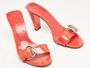 Gucci Vintage Pre-owned Leather sandals Red Dames - Thumbnail 4