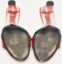 Gucci Vintage Pre-owned Leather sandals Red Dames - Thumbnail 6