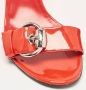 Gucci Vintage Pre-owned Leather sandals Red Dames - Thumbnail 7