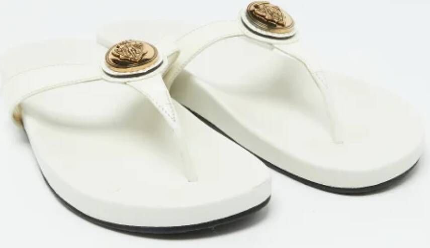 Gucci Vintage Pre-owned Leather sandals White Dames