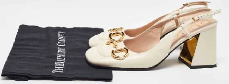 Gucci Vintage Pre-owned Leather sandals White Dames