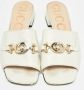 Gucci Vintage Pre-owned Leather sandals White Dames - Thumbnail 3