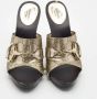 Gucci Vintage Pre-owned Leather sandals Yellow Dames - Thumbnail 3