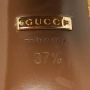 Gucci Vintage Pre-owned Leather sandals Yellow Dames - Thumbnail 7