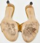 Gucci Vintage Pre-owned Leather sandals Yellow Dames - Thumbnail 6