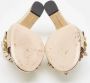 Gucci Vintage Pre-owned Leather sandals Yellow Dames - Thumbnail 6