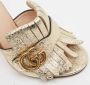 Gucci Vintage Pre-owned Leather sandals Yellow Dames - Thumbnail 7