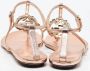 Gucci Vintage Pre-owned Leather sandals Yellow Dames - Thumbnail 4