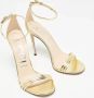 Gucci Vintage Pre-owned Leather sandals Yellow Dames - Thumbnail 4