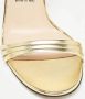 Gucci Vintage Pre-owned Leather sandals Yellow Dames - Thumbnail 7