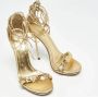 Gucci Vintage Pre-owned Leather sandals Yellow Dames - Thumbnail 4