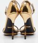 Gucci Vintage Pre-owned Leather sandals Yellow Dames - Thumbnail 5