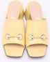 Gucci Vintage Pre-owned Leather sandals Yellow Dames - Thumbnail 3