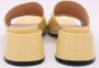 Gucci Vintage Pre-owned Leather sandals Yellow Dames - Thumbnail 5