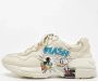 Gucci Vintage Pre-owned Leather sneakers Beige Dames - Thumbnail 2