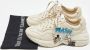 Gucci Vintage Pre-owned Leather sneakers Beige Dames - Thumbnail 9