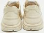 Gucci Vintage Pre-owned Leather sneakers Beige Dames - Thumbnail 5