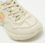 Gucci Vintage Pre-owned Leather sneakers Beige Dames - Thumbnail 8