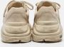 Gucci Vintage Pre-owned Leather sneakers Beige Heren - Thumbnail 5