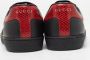Gucci Vintage Pre-owned Leather sneakers Black Heren - Thumbnail 5