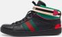 Gucci Vintage Pre-owned Leather sneakers Black Heren - Thumbnail 2