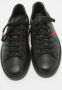 Gucci Vintage Pre-owned Leather sneakers Black Heren - Thumbnail 3