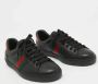 Gucci Vintage Pre-owned Leather sneakers Black Heren - Thumbnail 4