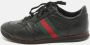 Gucci Vintage Pre-owned Leather sneakers Black Heren - Thumbnail 2