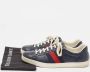 Gucci Vintage Pre-owned Leather sneakers Blue Heren - Thumbnail 8