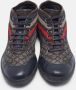 Gucci Vintage Pre-owned Leather sneakers Blue Heren - Thumbnail 3