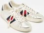 Gucci Vintage Pre-owned Leather sneakers Gray Heren - Thumbnail 4