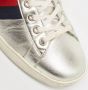 Gucci Vintage Pre-owned Leather sneakers Gray Heren - Thumbnail 7