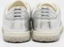 Gucci Vintage Pre-owned Leather sneakers Gray Heren - Thumbnail 5