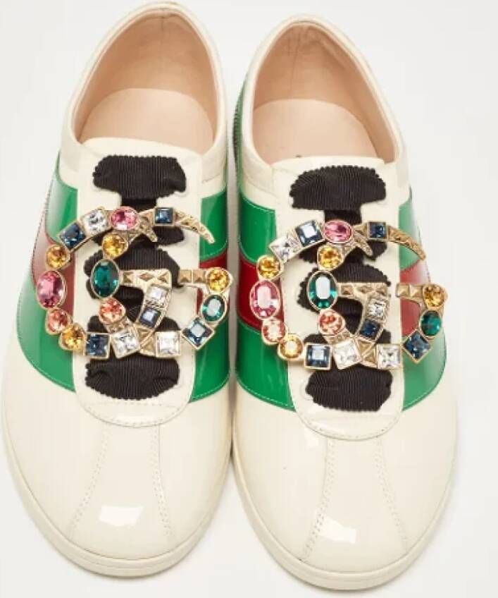 Gucci Vintage Pre-owned Leather sneakers Multicolor Dames