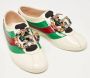 Gucci Vintage Pre-owned Leather sneakers Multicolor Dames - Thumbnail 4